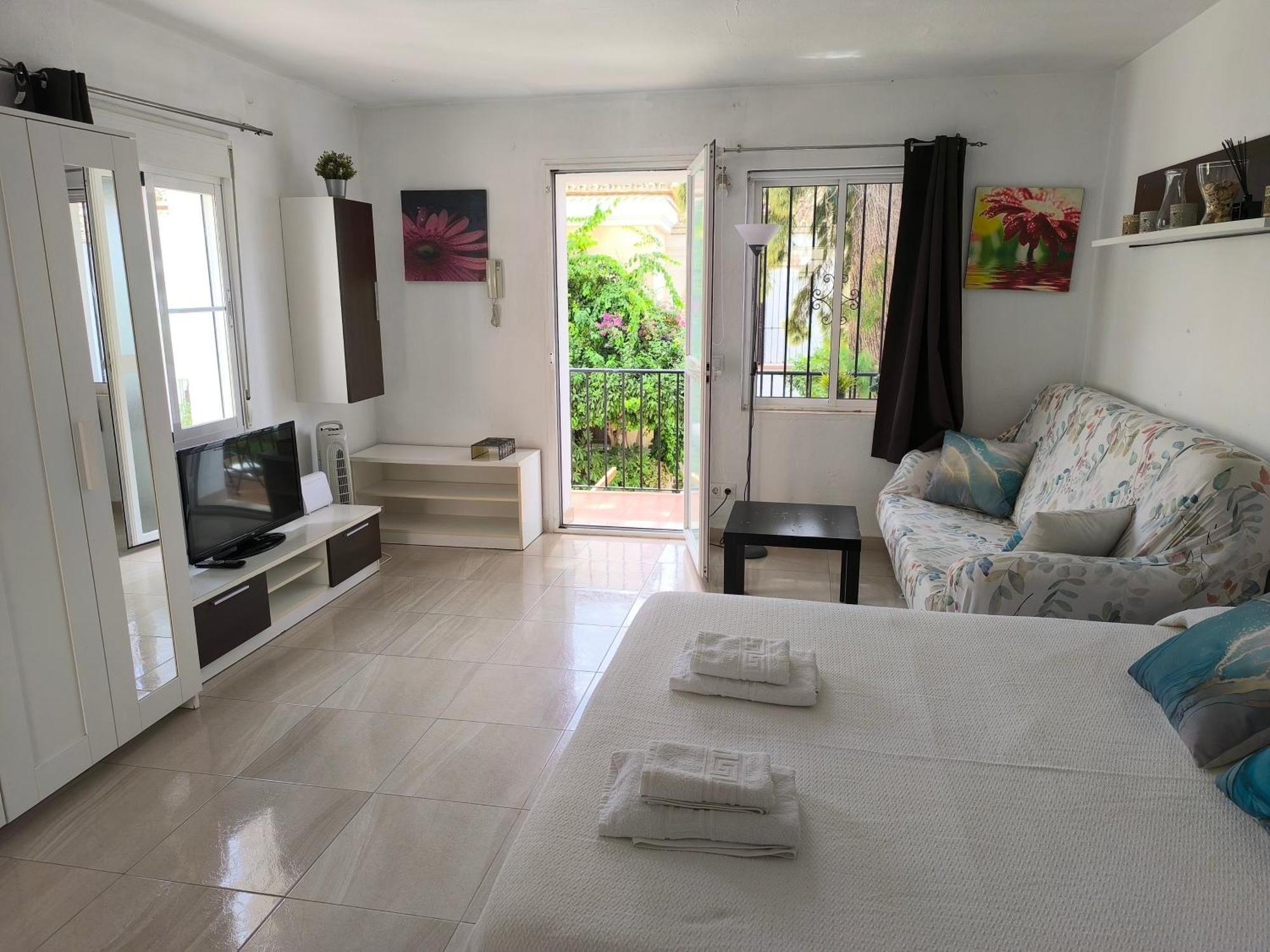 Estudio A 50Mt Del Mar, Zona Palacio De Congresos - Apto 4 에스테포나 외부 사진